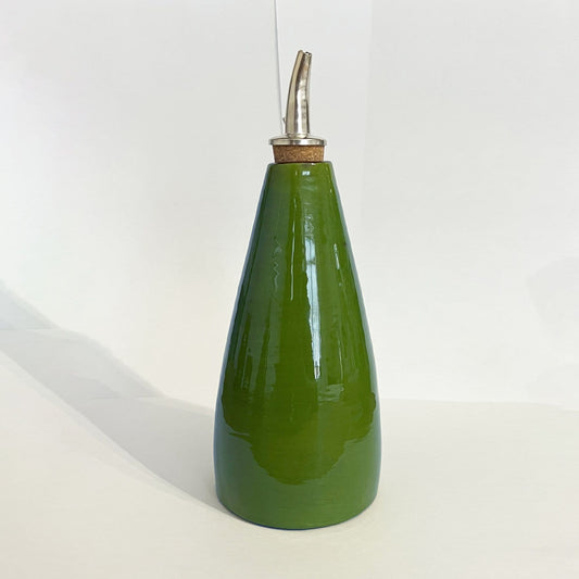 French Ceramic Oil Bottle