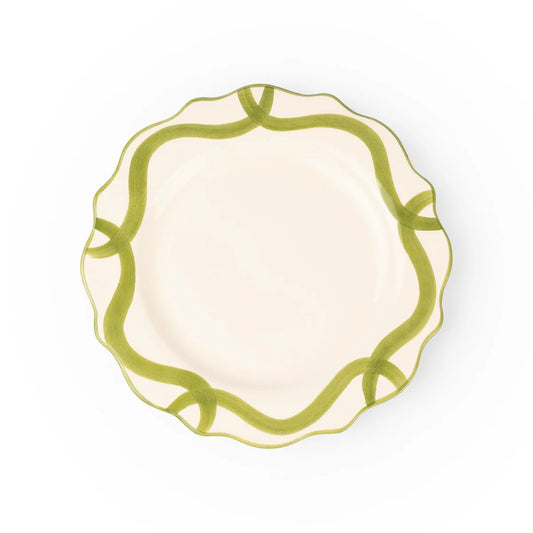 Patterned Dinnerware - Swirl Nouveau  - Dessert Plate