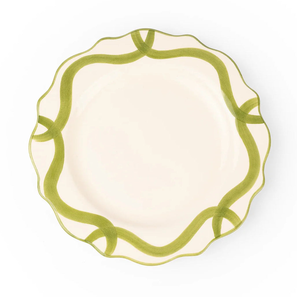 Patterned Dinnerware - Swirl Nouveau  - Dinner Plate
