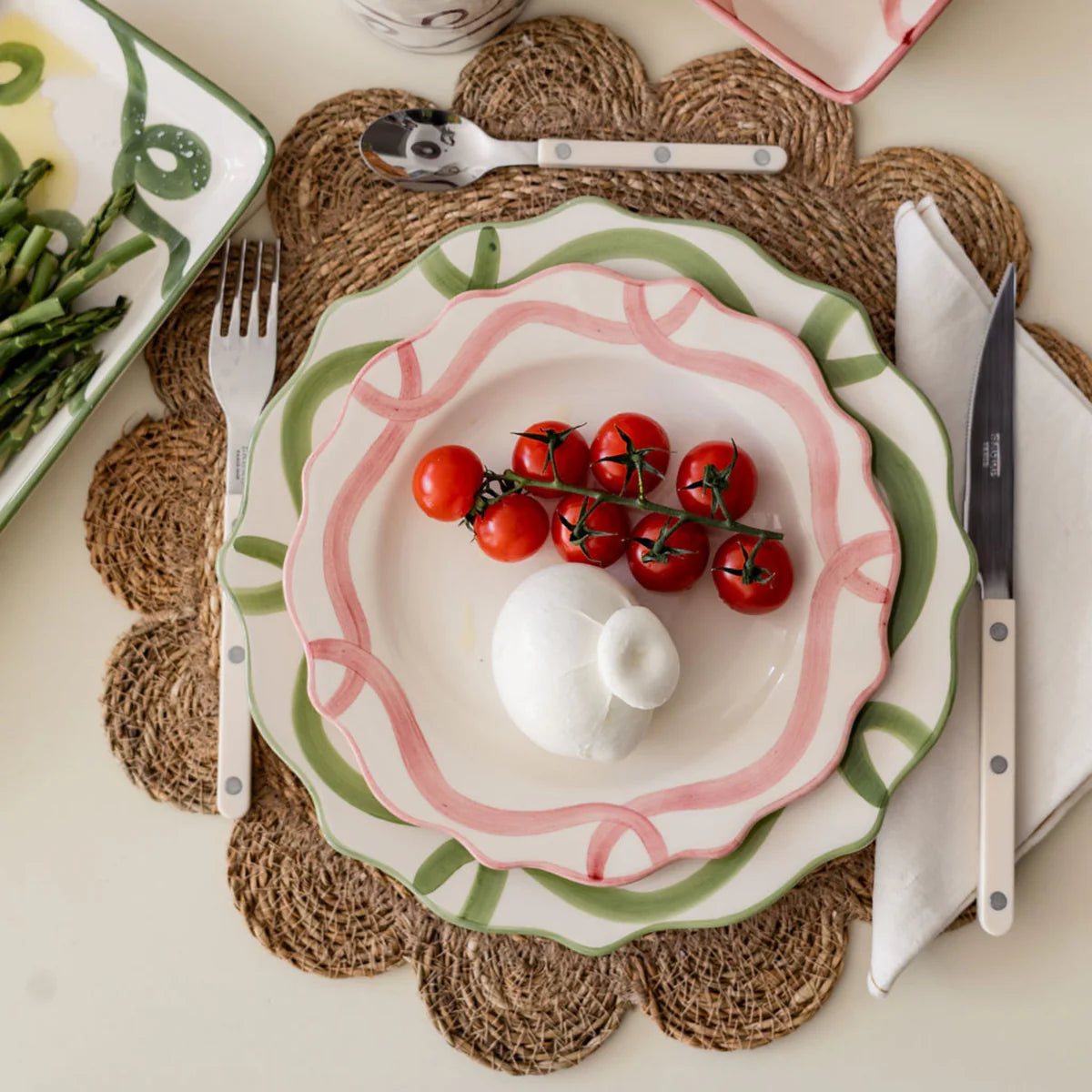 Patterned Dinnerware - Swirl Nouveau  - Dinner Plate