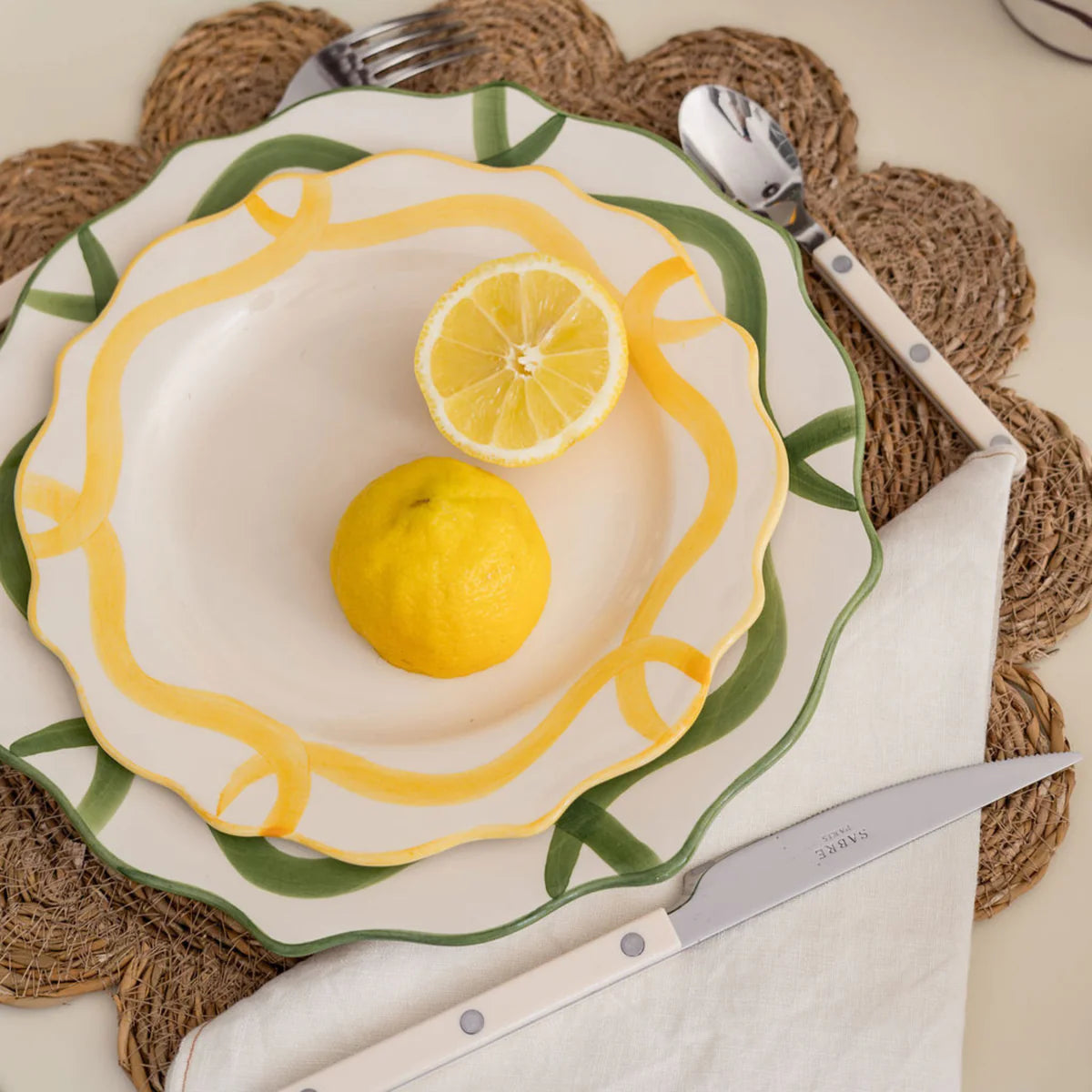 Patterned Dinnerware - Swirl Nouveau  - Dinner Plate