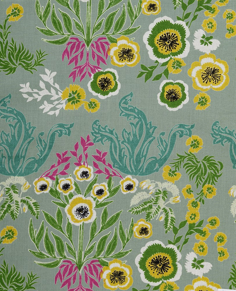 Women's Printed Cotton Robe - Swainston