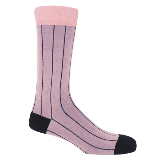 Men's Luxury Socks - Pinstripe