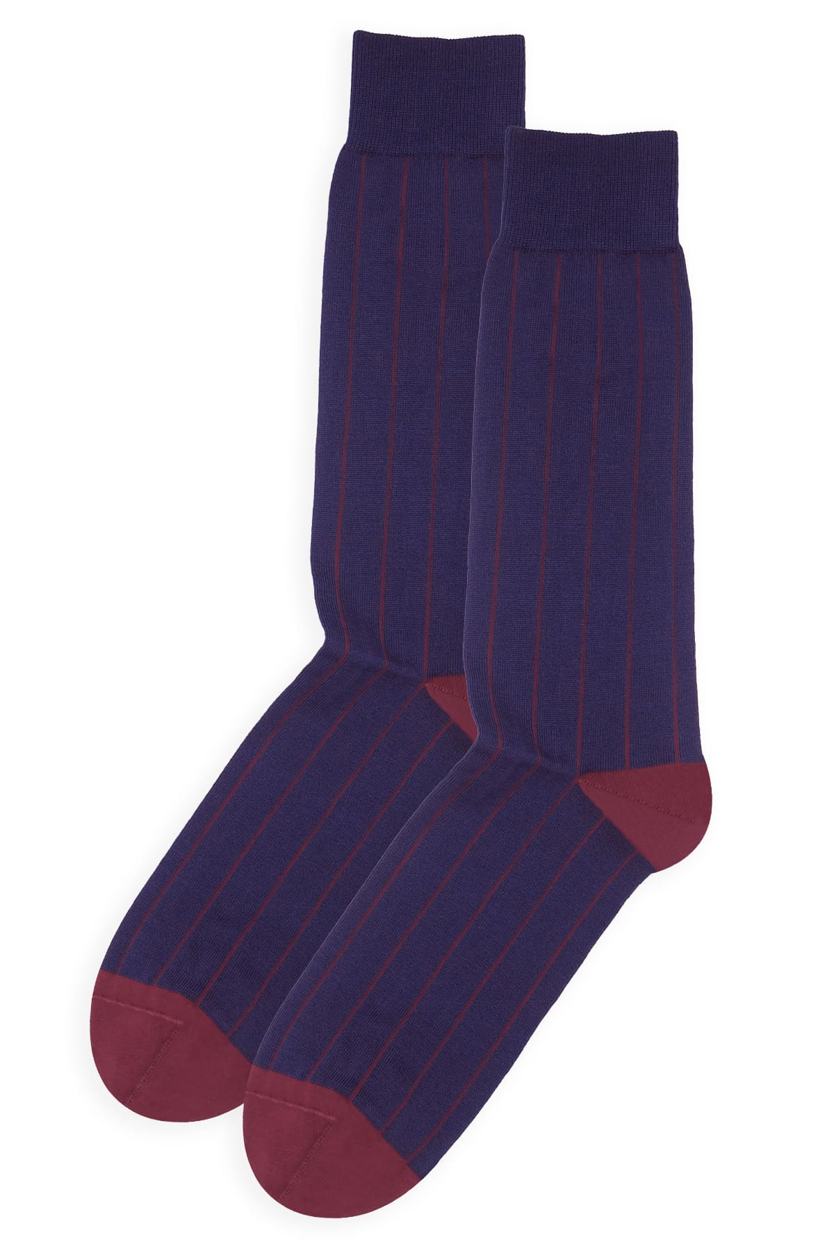 Men's Luxury Socks - Pinstripe