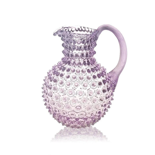 Hobnail Glass Round Jug - 2L