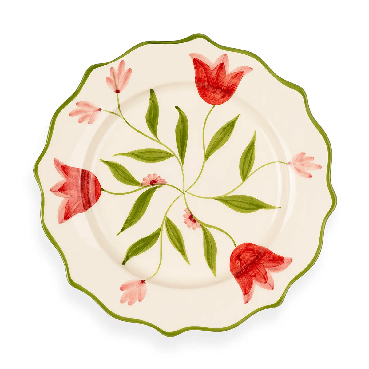 Floral Dinnerware - Soft Tulip - Dinner Plate