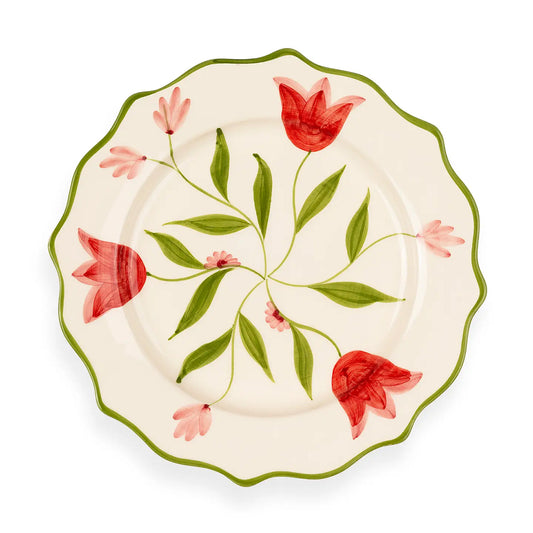 Floral Dinnerware - Soft Tulip - Dinner Plate