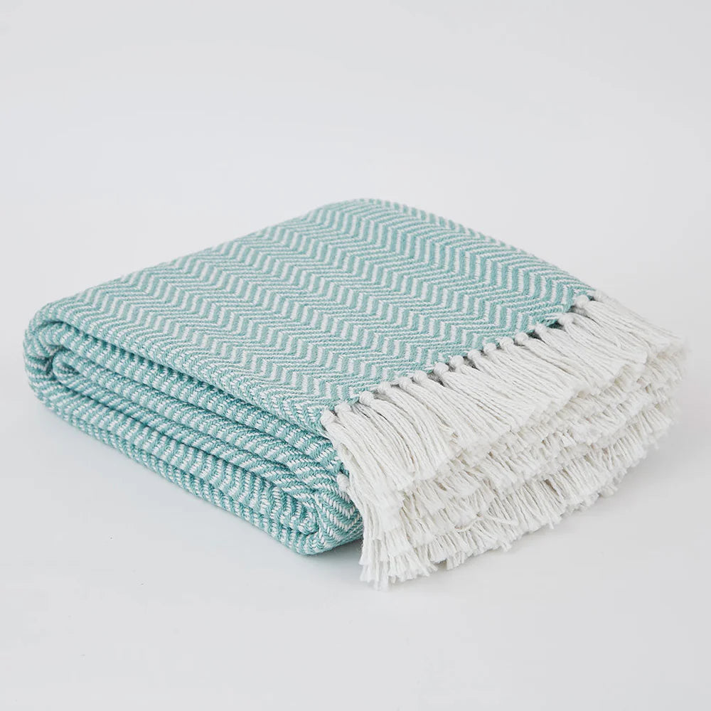 Recycled P.E.T Bottle Blanket - Herringbone