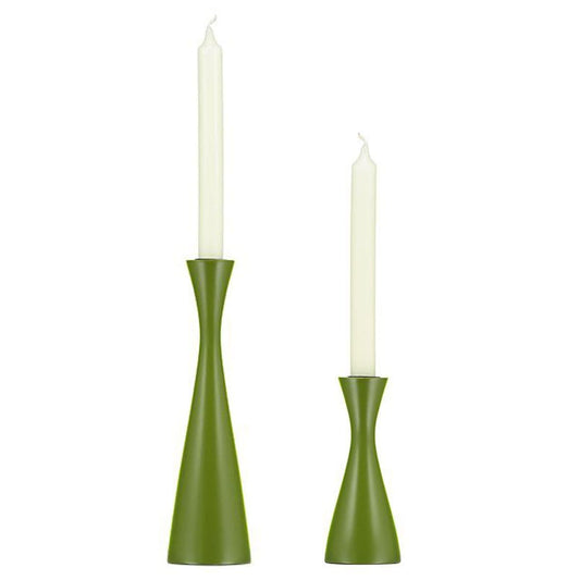 Wooden Candleholder - Olive
