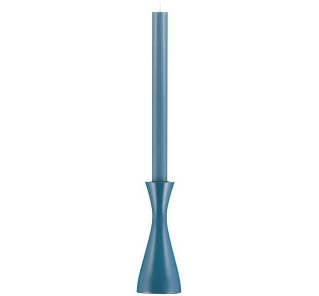 Wooden Candleholder - Petrol Blue